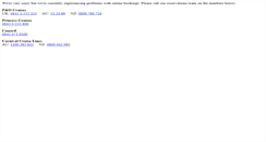 Desktop Screenshot of booking.carnival.com.au