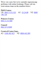 Mobile Screenshot of booking.carnival.com.au